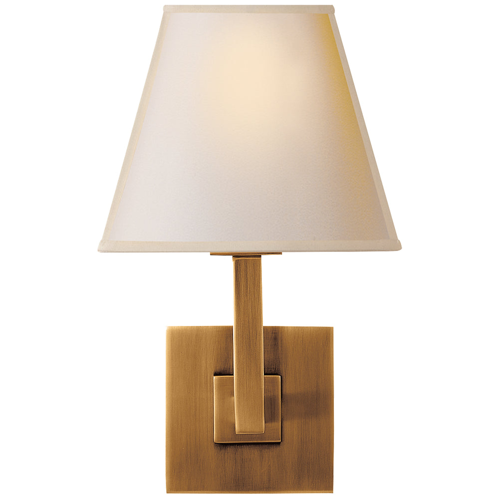 Visual Comfort Signature Canada - One Light Wall Sconce - Architectural - Hand-Rubbed Antique Brass- Union Lighting Luminaires Decor