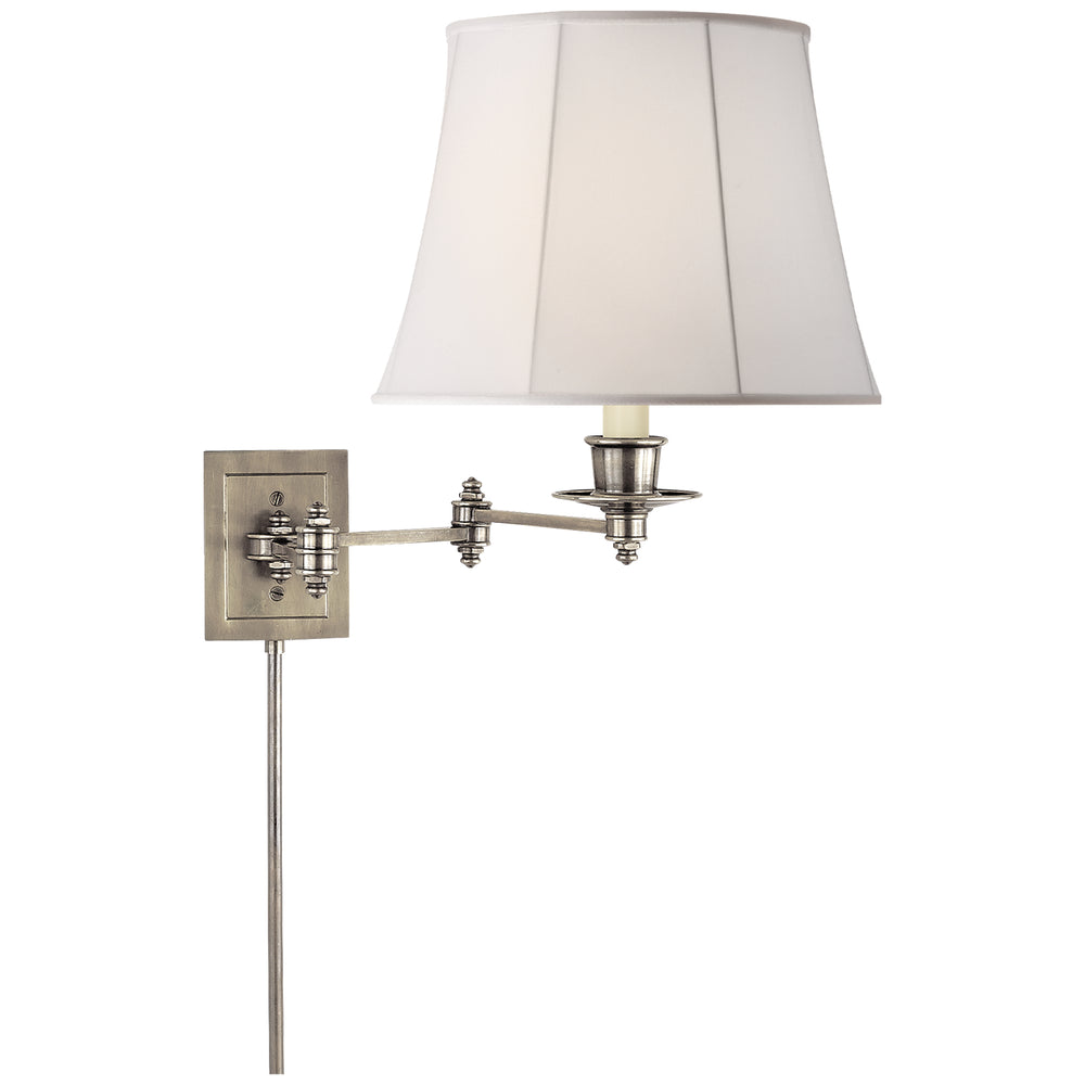 Visual Comfort Signature Canada - One Light Swing Arm Wall Lamp - Swing Arm Sconce - Antique Nickel- Union Lighting Luminaires Decor