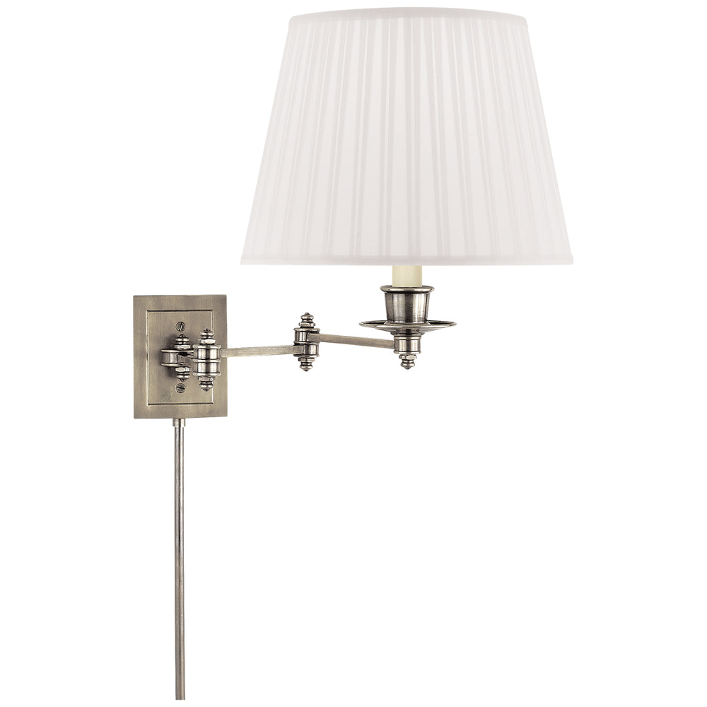 Visual Comfort Signature Canada - One Light Swing Arm Wall Lamp - Swing Arm Sconce - Antique Nickel- Union Lighting Luminaires Decor