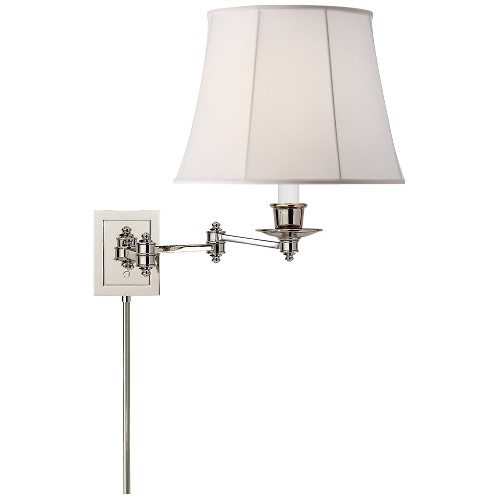 Visual Comfort Signature Canada - One Light Swing Arm Wall Lamp - Swing Arm Sconce - Polished Nickel- Union Lighting Luminaires Decor