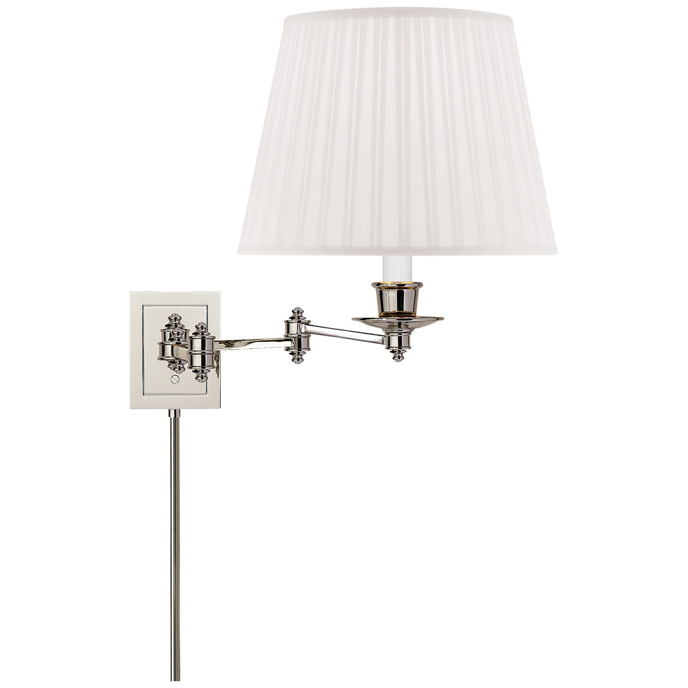 Visual Comfort Signature Canada - One Light Swing Arm Wall Lamp - Swing Arm Sconce - Polished Nickel- Union Lighting Luminaires Decor
