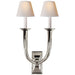 Visual Comfort Signature Canada - Two Light Wall Sconce - French Deco Horn - Polished Nickel- Union Lighting Luminaires Decor