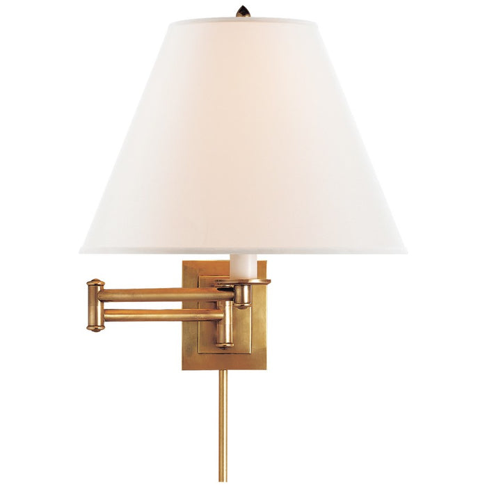 Visual Comfort Signature Canada - One Light Swing Arm Wall Lamp - Primitive - Hand-Rubbed Antique Brass- Union Lighting Luminaires Decor