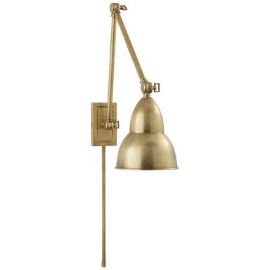 Visual Comfort Signature Canada - LED Wall Sconce - French Library2 - Hand-Rubbed Antique Brass- Union Lighting Luminaires Decor