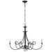 Visual Comfort Signature Canada - Five Light Chandelier - Double Twist - Bronze- Union Lighting Luminaires Decor