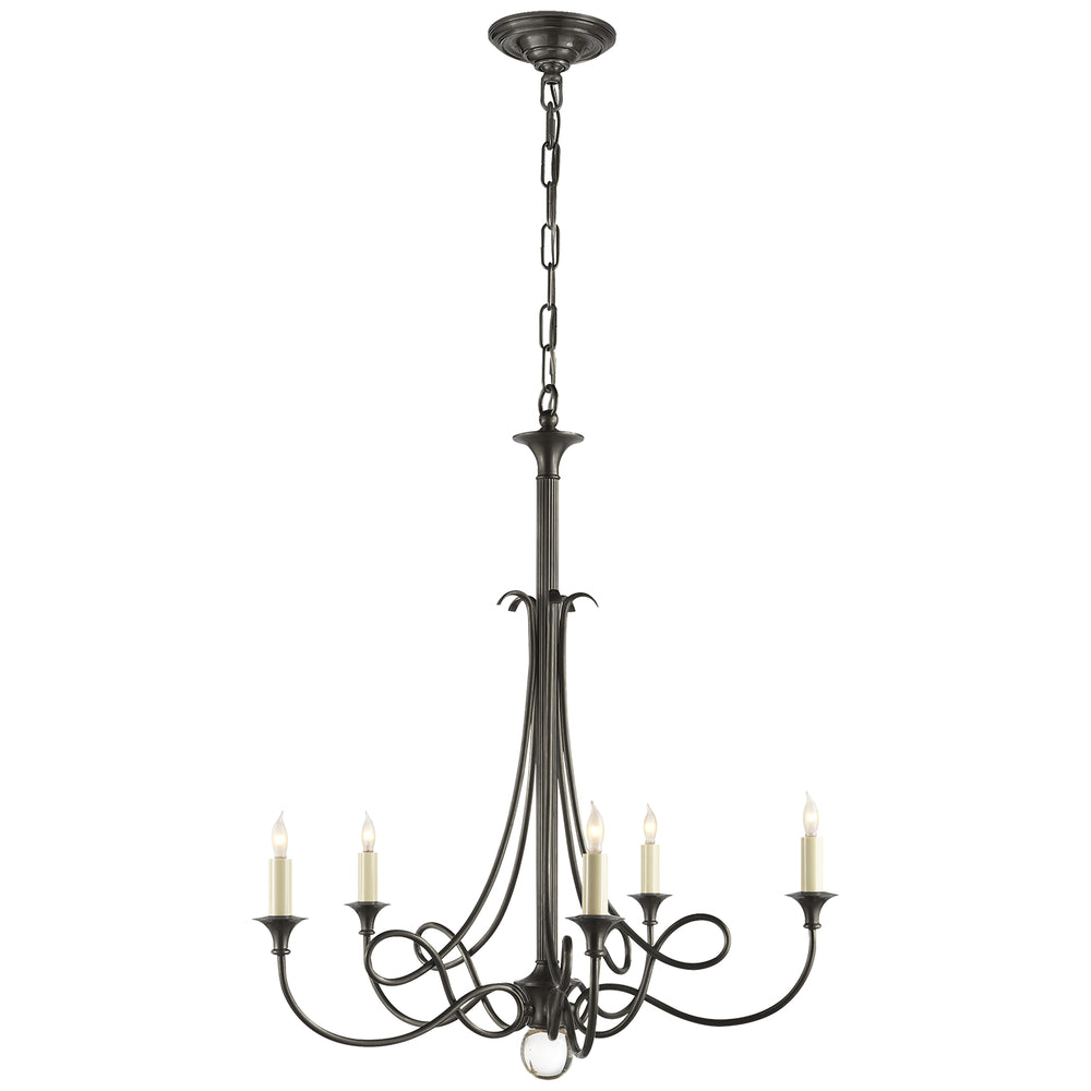 Visual Comfort Signature Canada - Five Light Chandelier - DOUBLE Twist - Bronze- Union Lighting Luminaires Decor