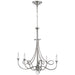 Visual Comfort Signature Canada - Five Light Chandelier - DOUBLE Twist - Polished Nickel- Union Lighting Luminaires Decor