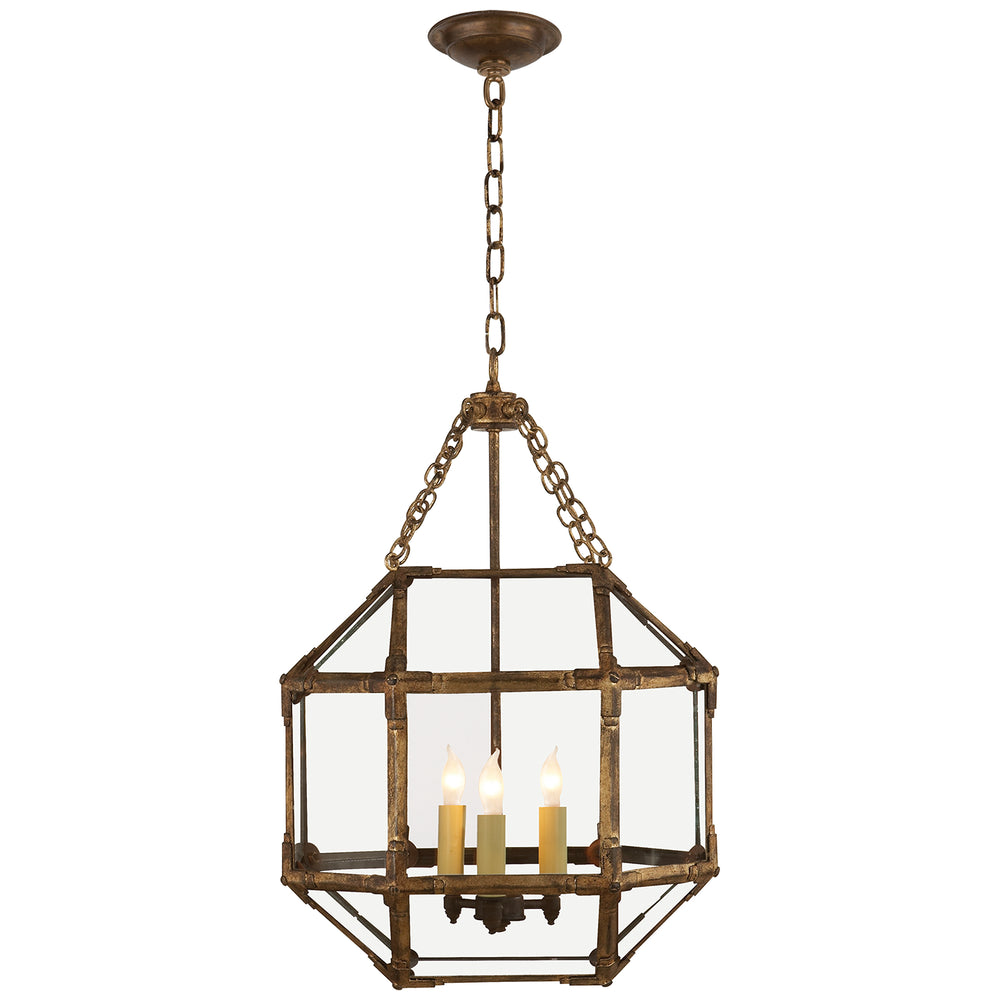 Visual Comfort Signature Canada - Three Light Lantern - Morris - Gilded Iron- Union Lighting Luminaires Decor