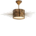 Visual Comfort Signature Canada - Two Light Semi Flush Mount - Soleil - Hand-Rubbed Antique Brass- Union Lighting Luminaires Decor