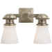 Visual Comfort Signature Canada - Two Light Wall Sconce - Ny Subway - Antique Nickel- Union Lighting Luminaires Decor