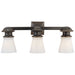 Visual Comfort Signature Canada - Three Light Wall Sconce - Ny Subway - Bronze- Union Lighting Luminaires Decor