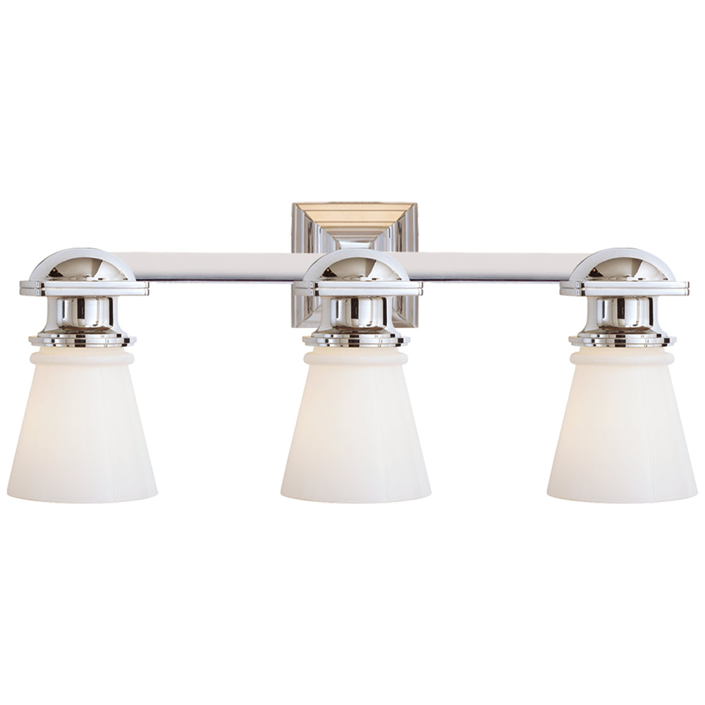Visual Comfort Signature Canada - Three Light Wall Sconce - Ny Subway - Chrome- Union Lighting Luminaires Decor