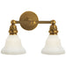 Visual Comfort Signature Canada - Two Light Wall Sconce - Boston - Hand-Rubbed Antique Brass- Union Lighting Luminaires Decor