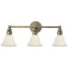 Visual Comfort Signature Canada - Three Light Wall Sconce - Boston - Antique Nickel- Union Lighting Luminaires Decor