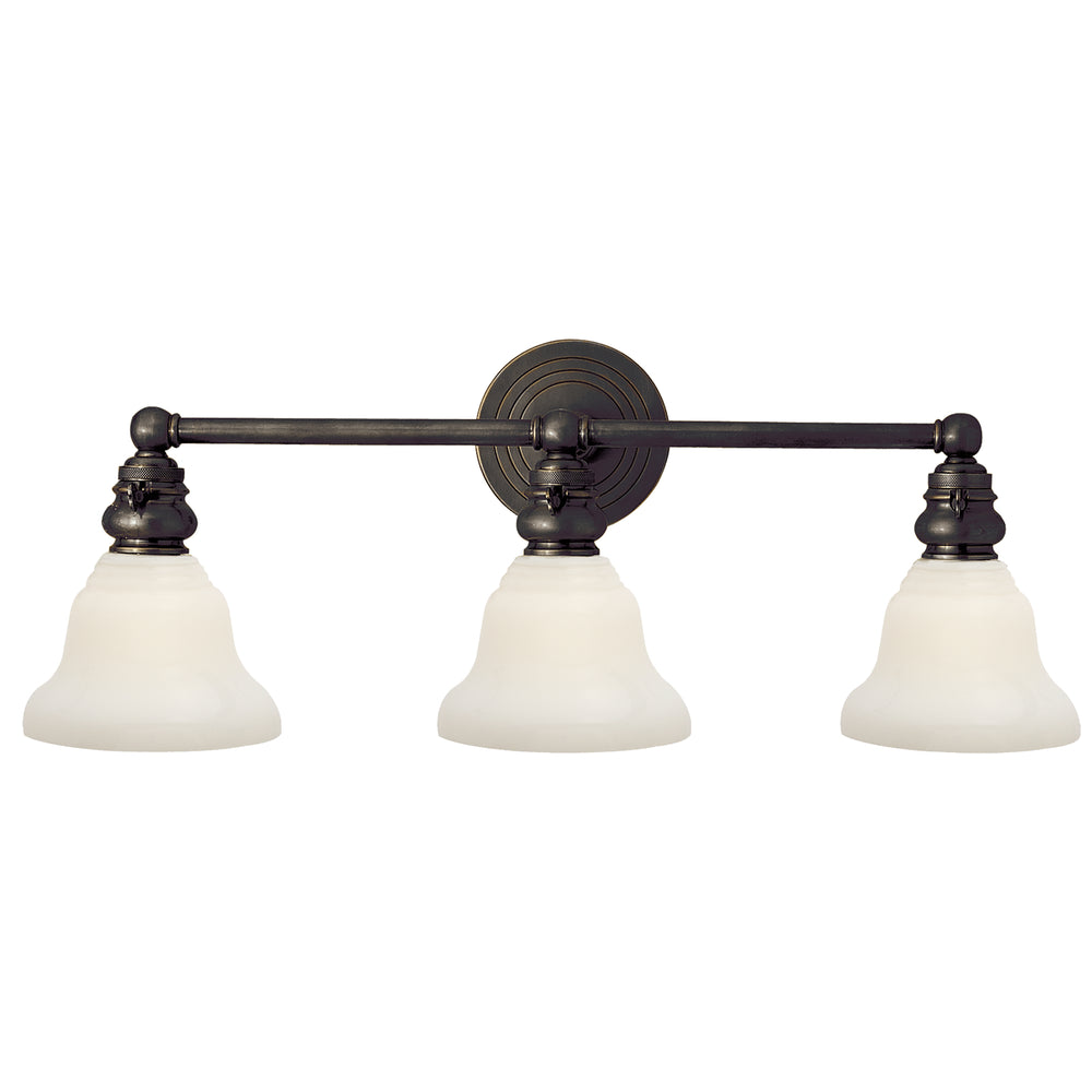 Visual Comfort Signature Canada - Three Light Wall Sconce - Boston - Bronze- Union Lighting Luminaires Decor