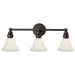 Visual Comfort Signature Canada - Three Light Wall Sconce - Boston - Bronze- Union Lighting Luminaires Decor