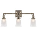 Visual Comfort Signature Canada - Three Light Wall Sconce - BOSTON5 - Antique Nickel- Union Lighting Luminaires Decor