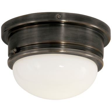 Visual Comfort Signature Canada - One Light Flush Mount - Marine - Bronze- Union Lighting Luminaires Decor