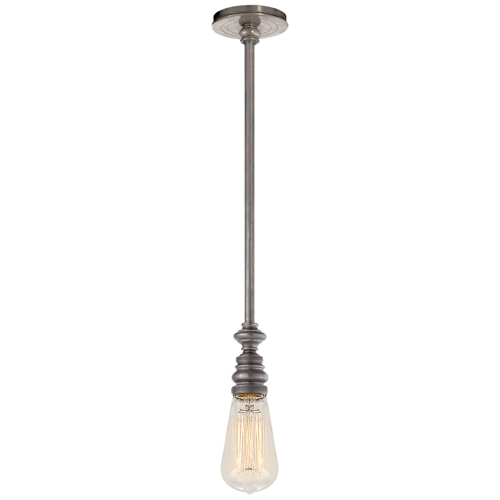 Visual Comfort Signature Canada - One Light Pendant - Boston - Antique Nickel- Union Lighting Luminaires Decor