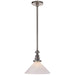 Visual Comfort Signature Canada - One Light Pendant - Boston - Antique Nickel- Union Lighting Luminaires Decor