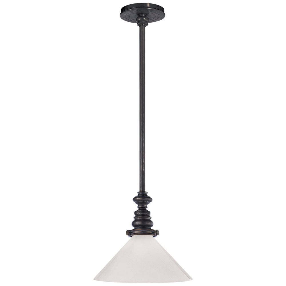 Visual Comfort Signature Canada - One Light Pendant - Boston - Bronze- Union Lighting Luminaires Decor