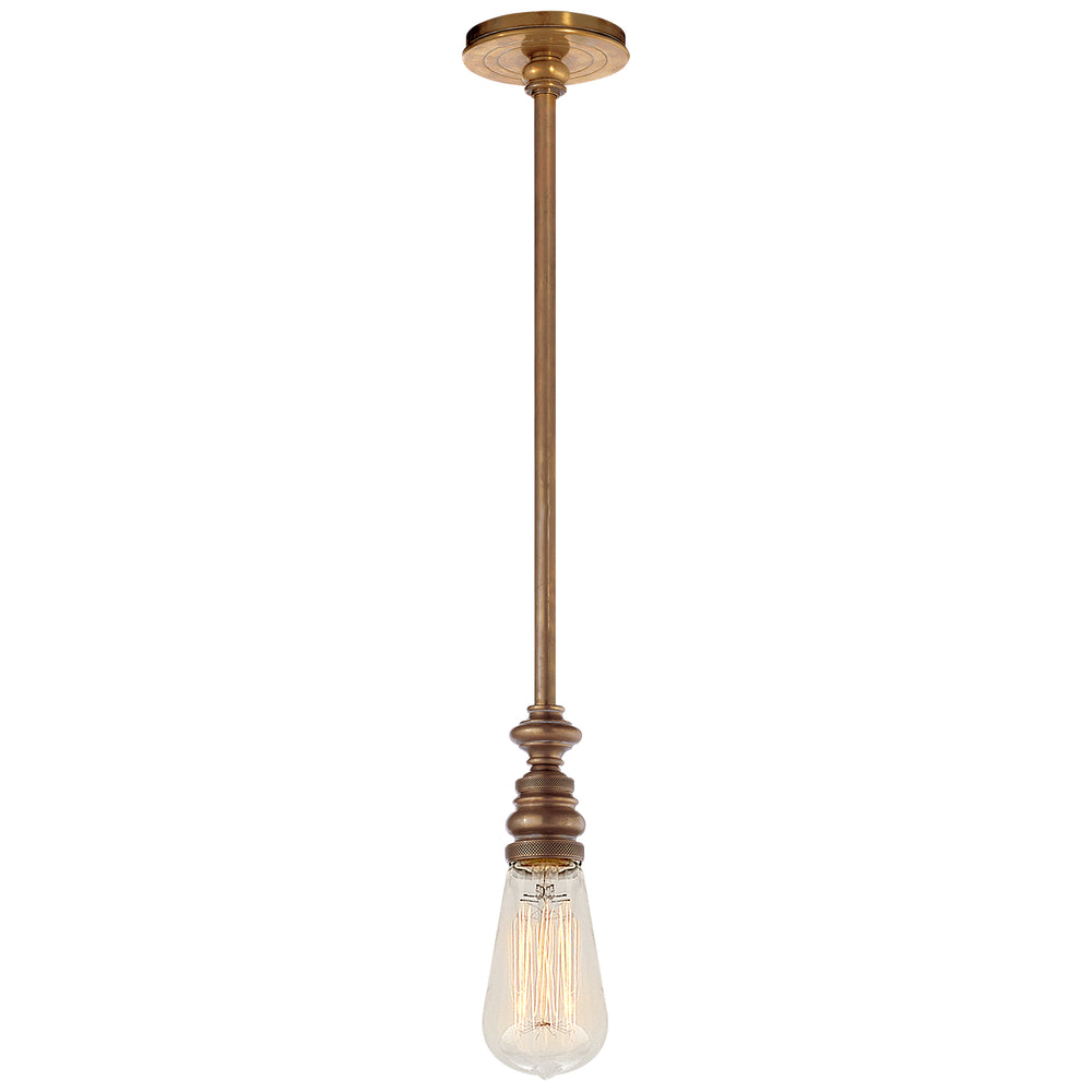 Visual Comfort Signature Canada - One Light Pendant - Boston - Hand-Rubbed Antique Brass- Union Lighting Luminaires Decor