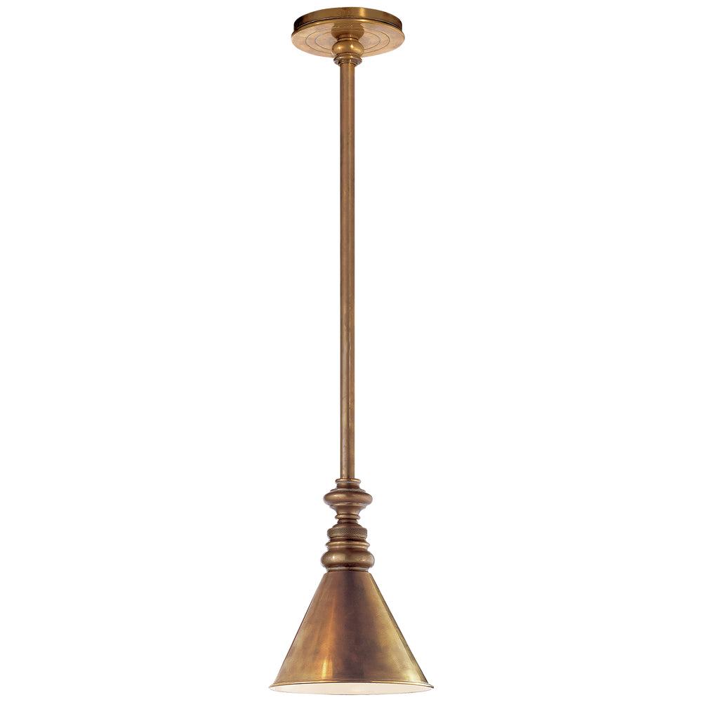 Visual Comfort Signature Canada - One Light Pendant - Boston - Hand-Rubbed Antique Brass- Union Lighting Luminaires Decor