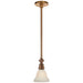 Visual Comfort Signature Canada - One Light Pendant - Boston - Hand-Rubbed Antique Brass- Union Lighting Luminaires Decor