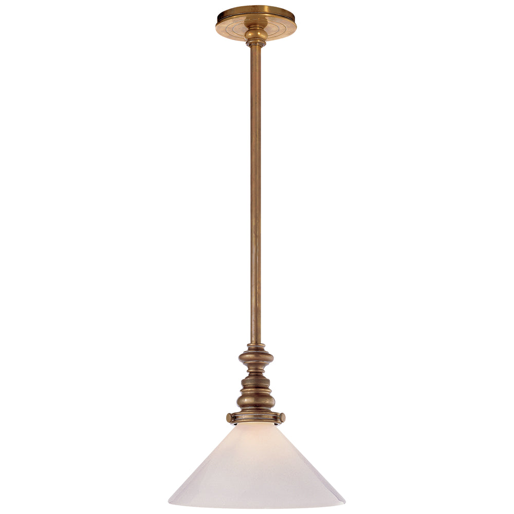 Visual Comfort Signature Canada - One Light Pendant - Boston - Hand-Rubbed Antique Brass- Union Lighting Luminaires Decor