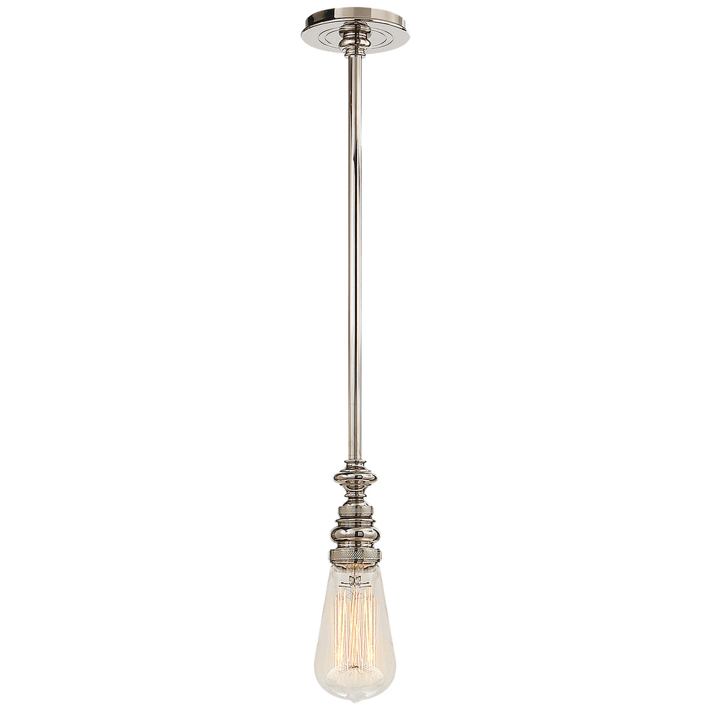 Visual Comfort Signature Canada - One Light Pendant - Boston - Polished Nickel- Union Lighting Luminaires Decor