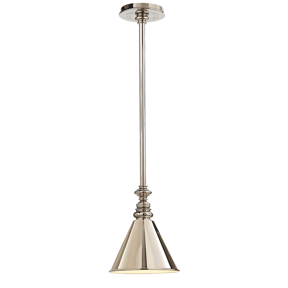 Visual Comfort Signature Canada - One Light Pendant - Boston - Polished Nickel- Union Lighting Luminaires Decor