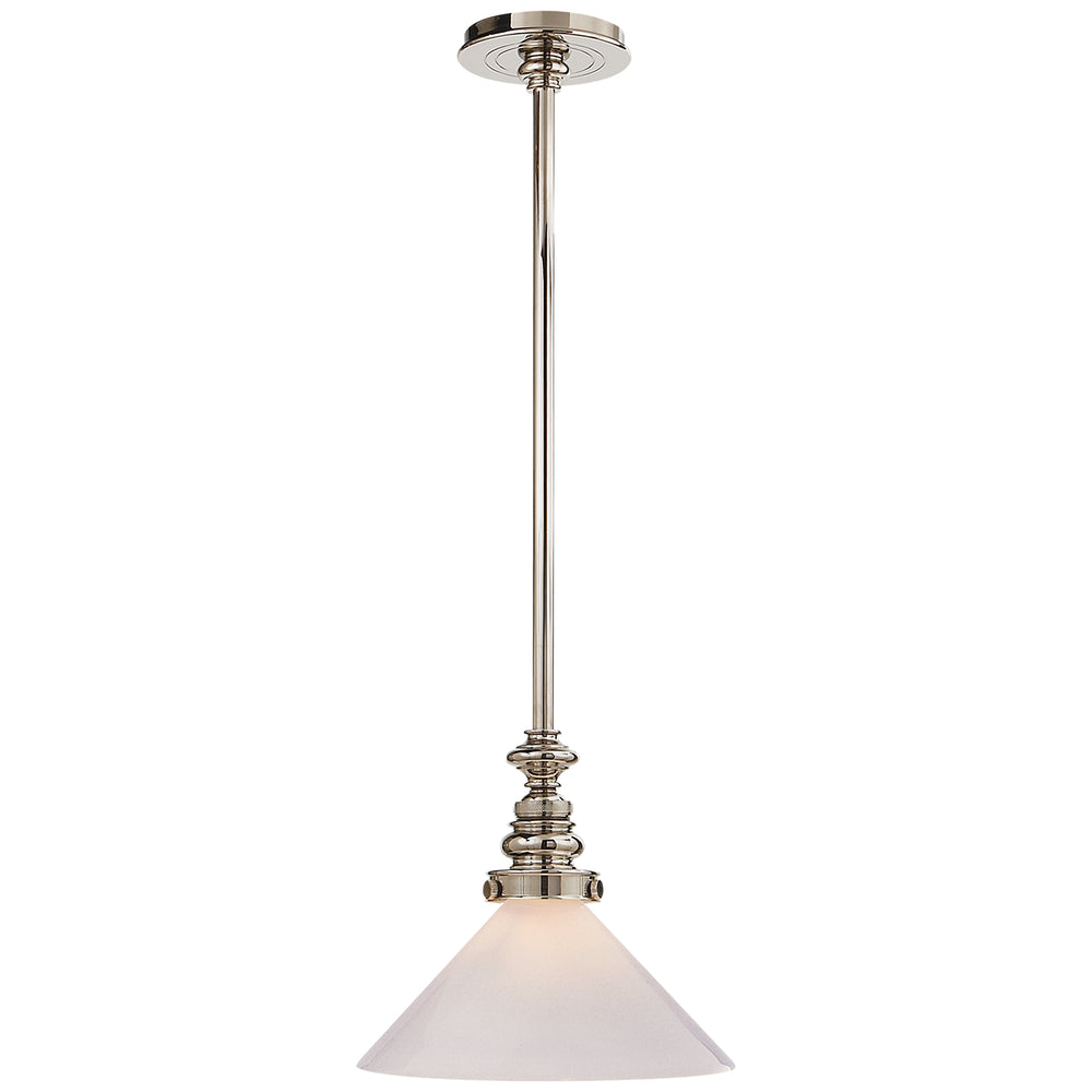 Visual Comfort Signature Canada - One Light Pendant - Boston - Polished Nickel- Union Lighting Luminaires Decor