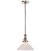 Visual Comfort Signature Canada - One Light Pendant - Boston - Polished Nickel- Union Lighting Luminaires Decor