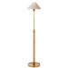 Visual Comfort Signature Canada - One Light Floor Lamp - Hargett - Hand-Rubbed Antique Brass- Union Lighting Luminaires Decor