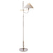 Visual Comfort Signature Canada - One Light Floor Lamp - Hargett - Polished Nickel- Union Lighting Luminaires Decor