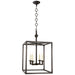 Visual Comfort Signature Canada - Four Light Lantern - Bastien - Aged Iron- Union Lighting Luminaires Decor