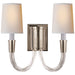 Visual Comfort Signature Canada - Two Light Wall Sconce - Vivian - Polished Nickel- Union Lighting Luminaires Decor