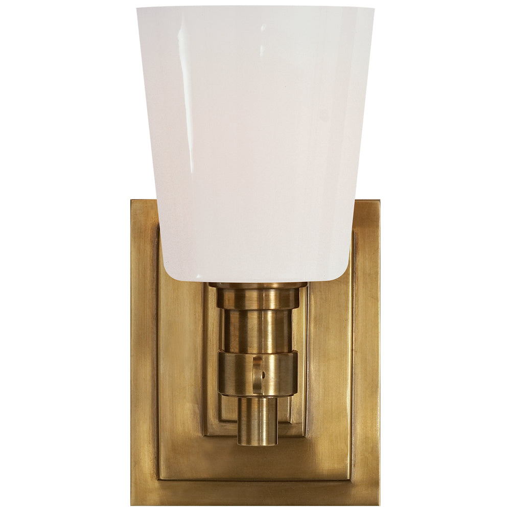 Visual Comfort Signature Canada - One Light Bath Sconce - Bryant Bath - Hand-Rubbed Antique Brass- Union Lighting Luminaires Decor