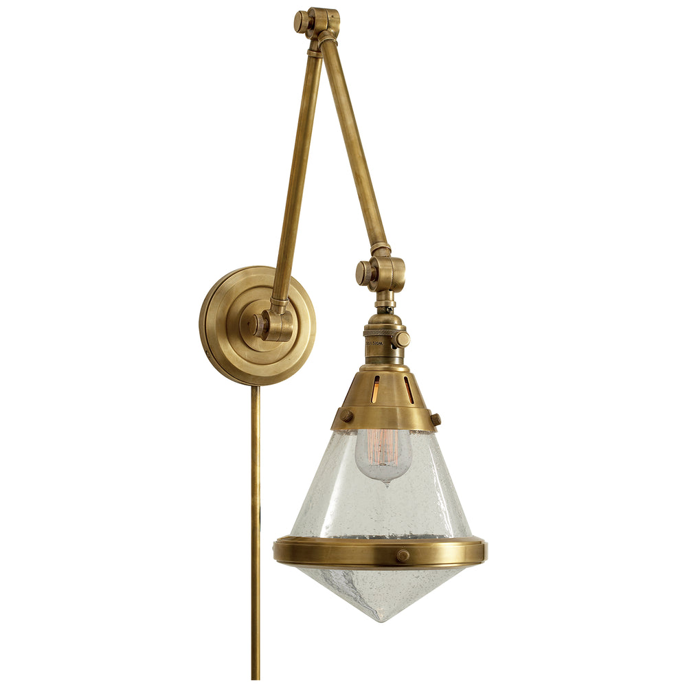 Visual Comfort Signature Canada - One Light Wall Sconce - Gale - Hand-Rubbed Antique Brass- Union Lighting Luminaires Decor