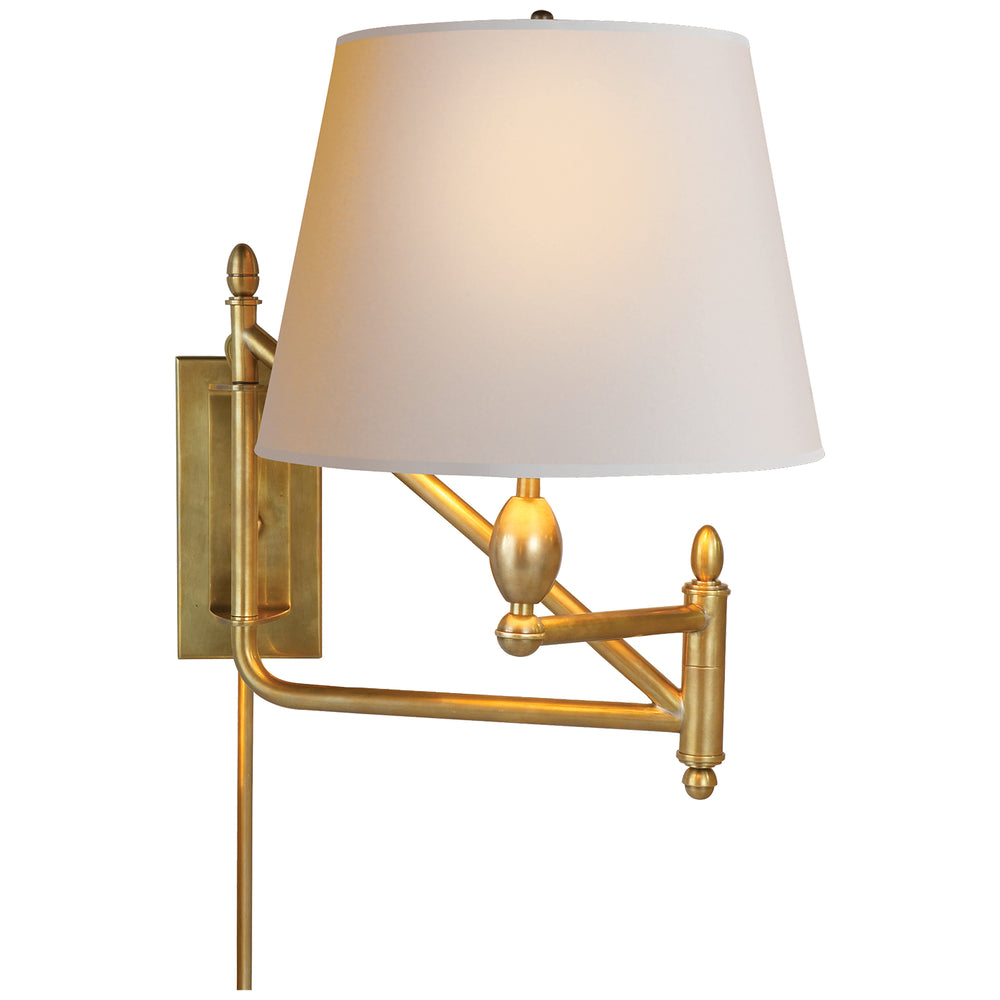 Visual Comfort Signature Canada - One Light Wall Sconce - Paulo - Hand-Rubbed Antique Brass- Union Lighting Luminaires Decor