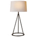 Visual Comfort Signature Canada - One Light Table Lamp - Nina - Aged Iron- Union Lighting Luminaires Decor
