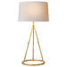 Visual Comfort Signature Canada - One Light Table Lamp - Nina - Gilded Iron- Union Lighting Luminaires Decor