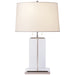 Visual Comfort Signature Canada - Two Light Table Lamp - Crystal Block - Crystal- Union Lighting Luminaires Decor