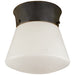 Visual Comfort Signature Canada - One Light Ceiling Mount - Perry Street - Bronze- Union Lighting Luminaires Decor