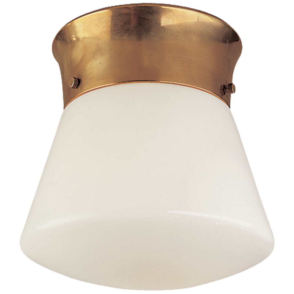 Visual Comfort Signature Canada - One Light Ceiling Mount - Perry Street - Hand-Rubbed Antique Brass- Union Lighting Luminaires Decor