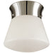 Visual Comfort Signature Canada - One Light Ceiling Mount - Perry Street - Polished Nickel- Union Lighting Luminaires Decor