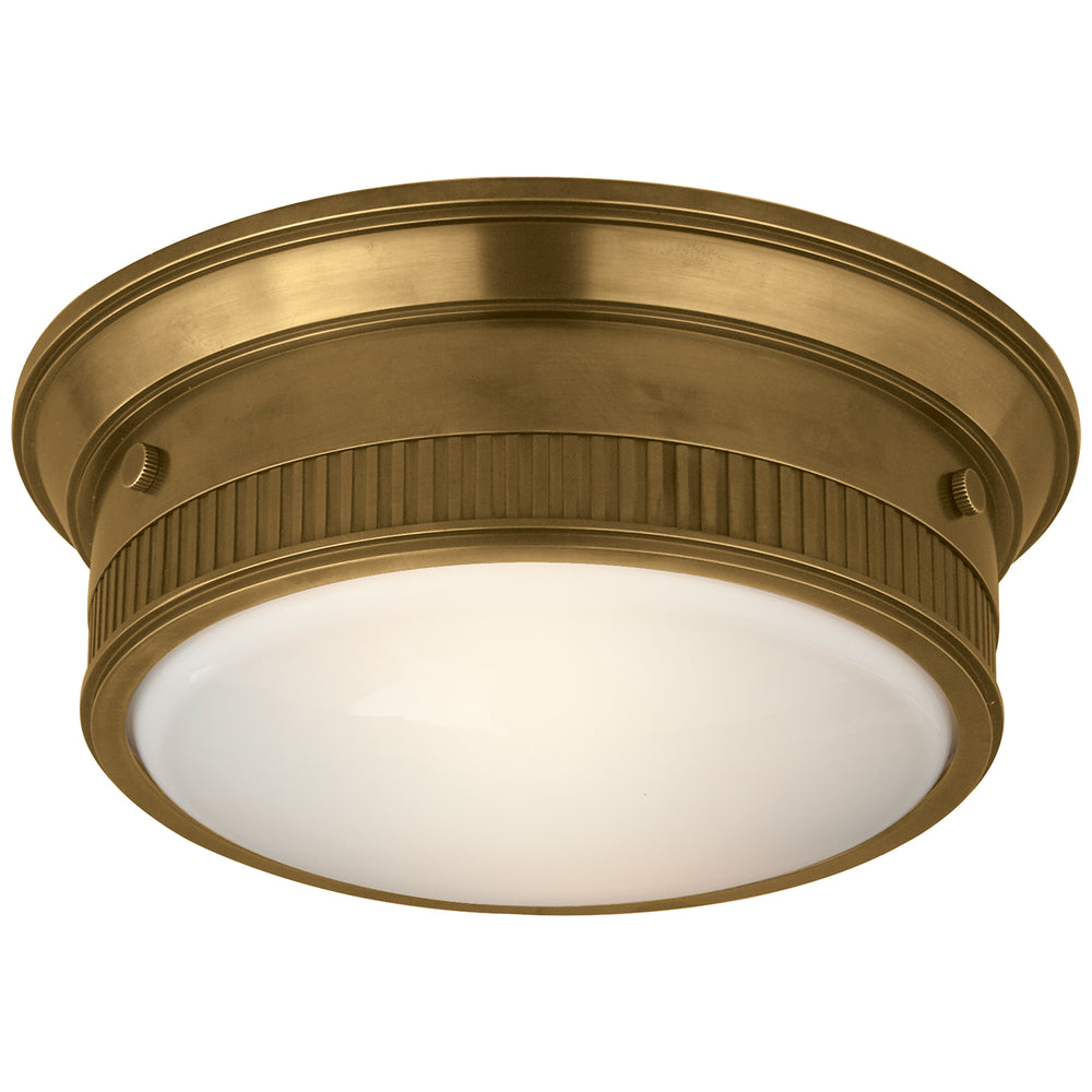Visual Comfort Signature Canada - Two Light Flush Mount - Calliope Bath - Hand-Rubbed Antique Brass- Union Lighting Luminaires Decor