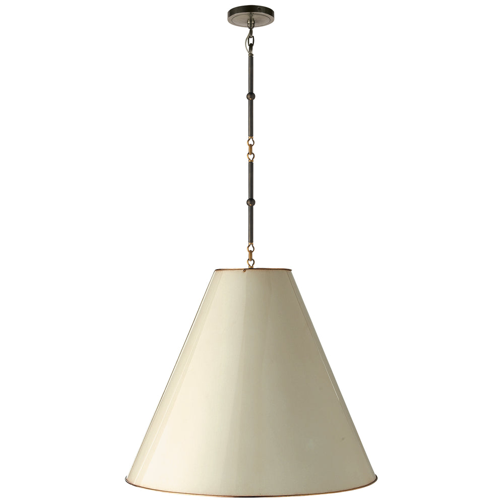 Visual Comfort Signature Canada - Two Light Pendant - Goodman - Bronze with Antique Brass- Union Lighting Luminaires Decor