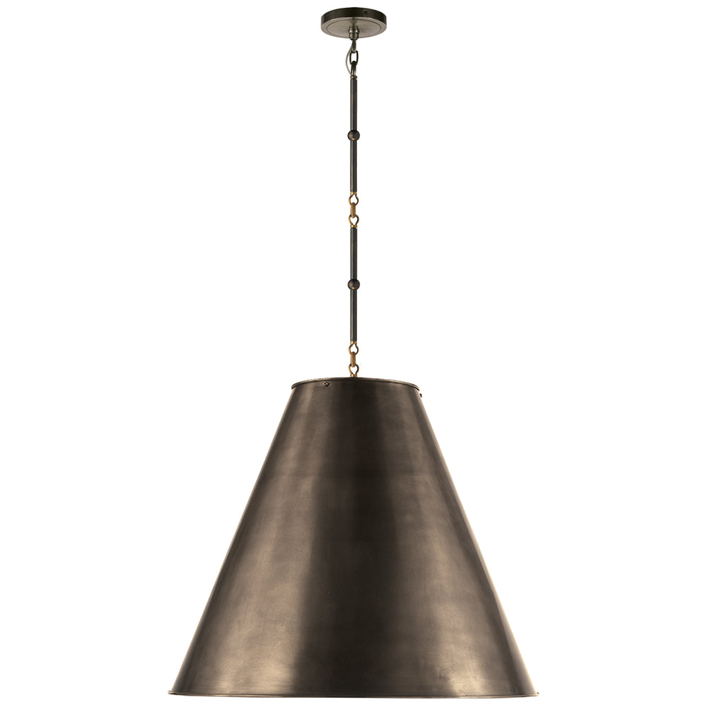 Visual Comfort Signature Canada - Two Light Pendant - Goodman - Bronze with Antique Brass- Union Lighting Luminaires Decor