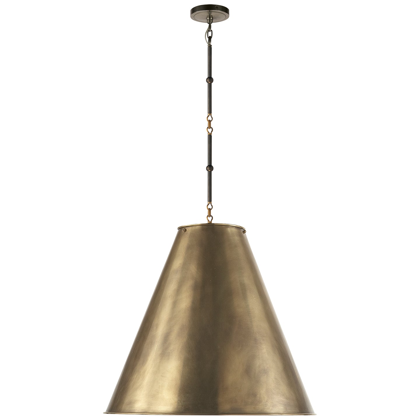 Visual Comfort Signature Canada - Two Light Pendant - Goodman - Bronze with Antique Brass- Union Lighting Luminaires Decor